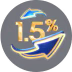 Hoàn trả 1.5%